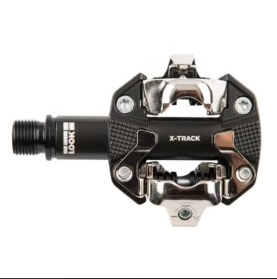 Look - Pédales automatiques pour VTT X-Track - Corps en Aluminium - Essieu en Cr-Mo - Noir - 210000005049