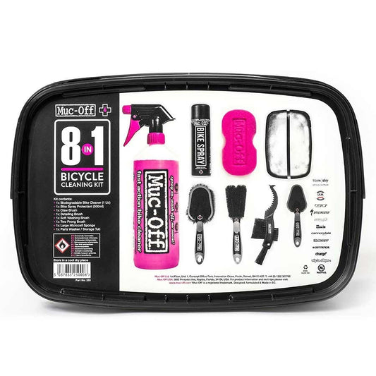 Muc-Off - Trousse de nettoyage de vélo - 8 en 1 - Noir - 210000003791