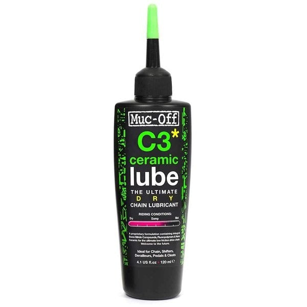 Muc-Off - Lubrifiant Ceramic Dry - 120ml avec lampe UV - 210000005176