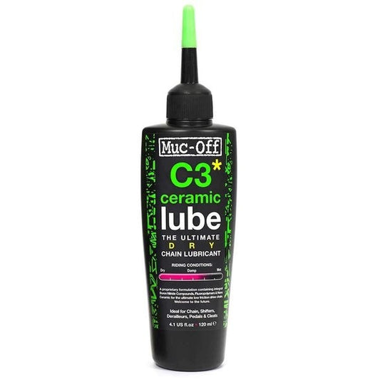 Muc-Off - Lubrifiant Ceramic Dry - 120ml avec lampe UV - 210000005176
