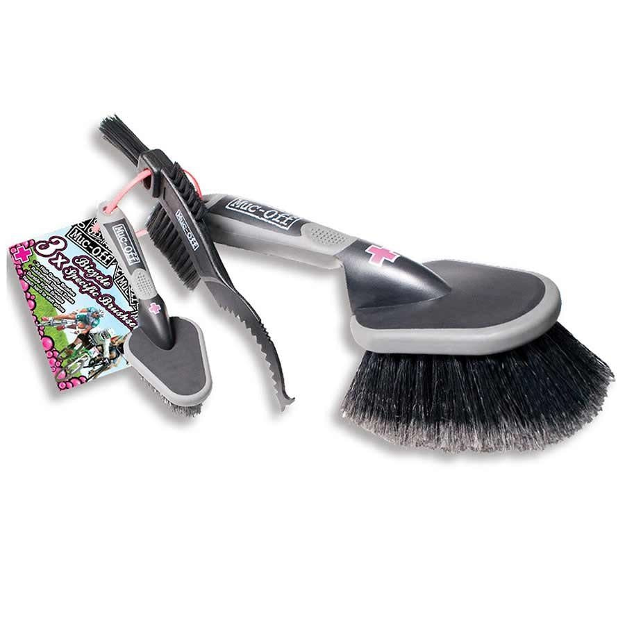 Muc-Off - Ensemble de 3 brosses de nettoyage - 210000003501