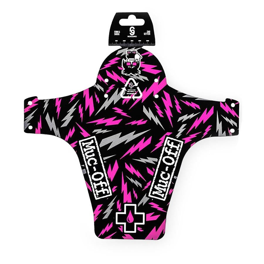 Muc-Off - Ride Guard - Garde-boue avant - Rose/Gris - 210000002564