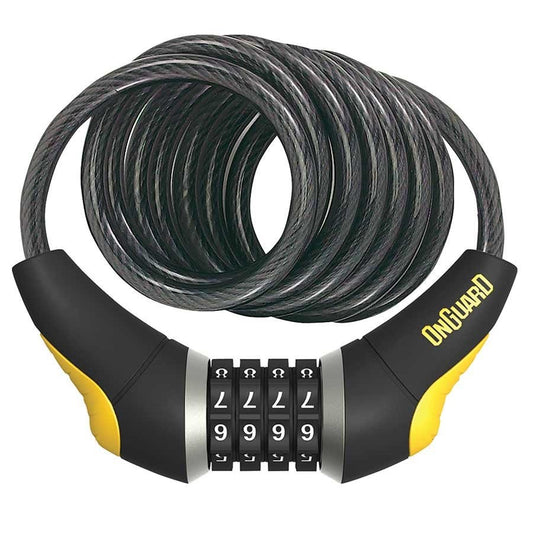 OnGuard - Cadenas à Cable avec Combinaison Doberman 8031 - 12mm x 185cm (12mm x 6') - 210000001487