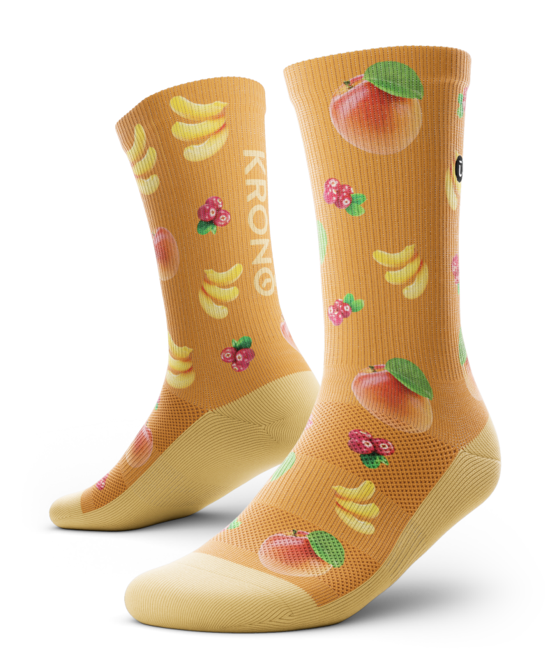 Krono - Chaussettes Couleur - Abricot foncé