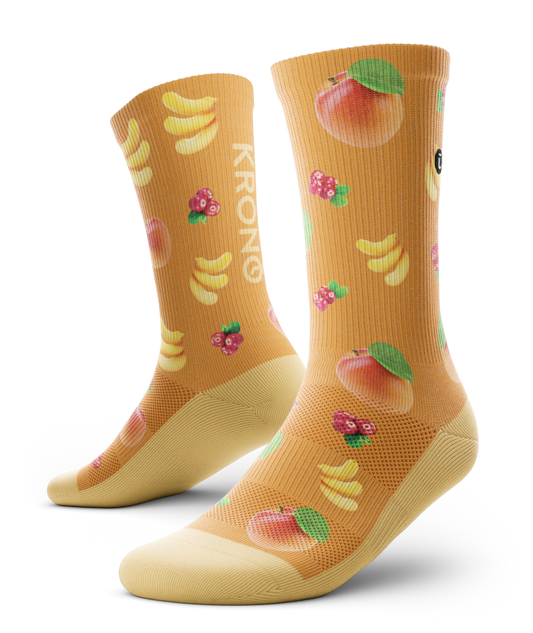 Krono - Chaussettes Couleur - Abricot foncé