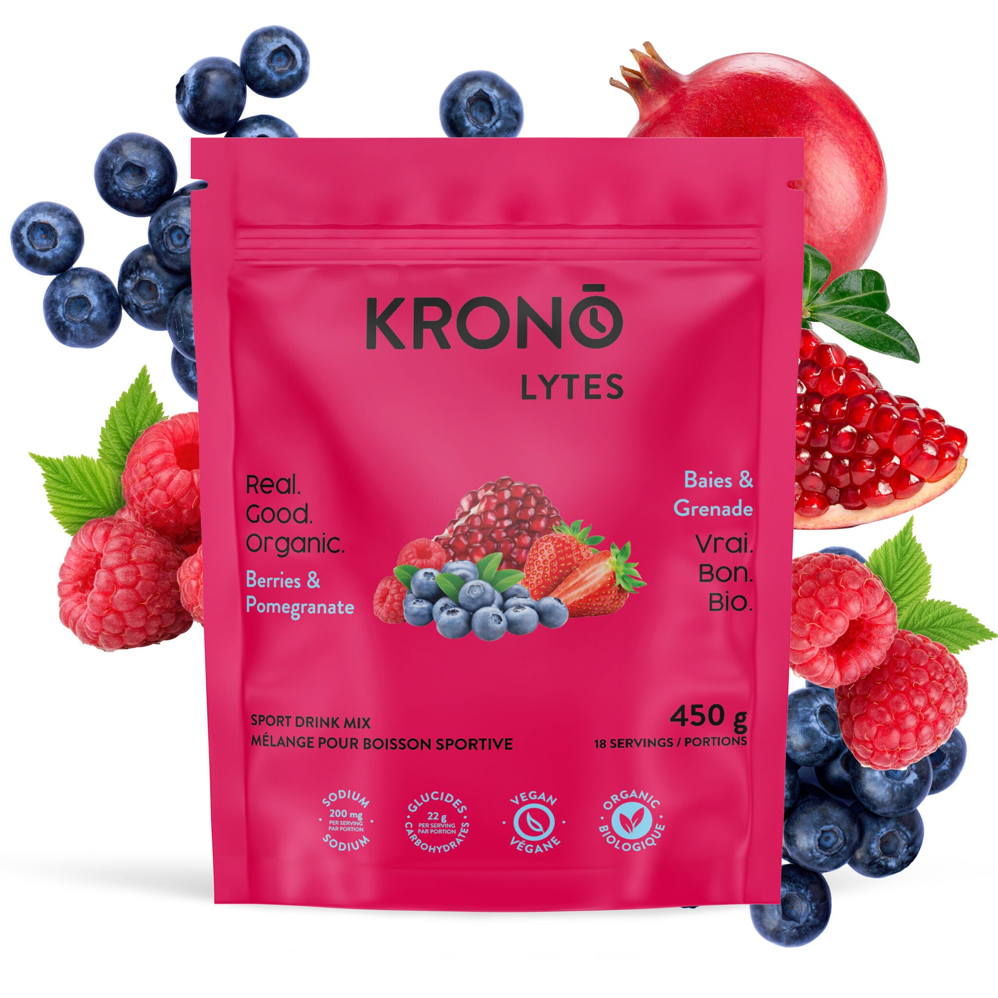 Krono - Suppléments Boisson Electrolytes - 450g - 210000005442