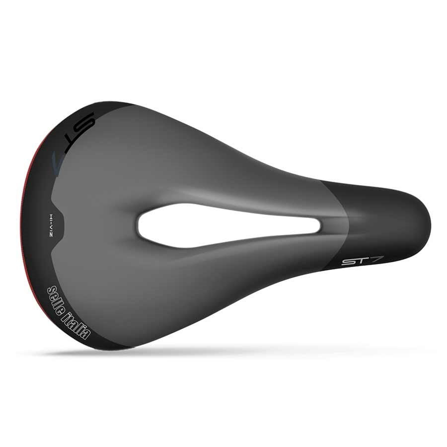 Selle Italia - Selle ST 7 Vision Superflow - Selle - 250 x 165mm - Unisexe - 395g - Noir/Haute Visibilité - 210000002666