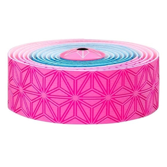 Supacaz, Super Sticky Kush - Multi Colored, Handlebar Tape, Neon Pink/Neon Blue - 210000001319