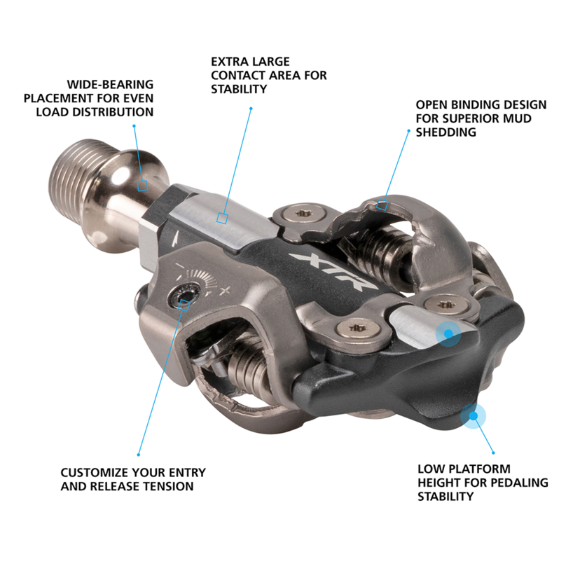 PEDAL, PD-M9100, XTR, SPD PEDAL, W/O REFLECTOR, W/CLEAT( - 210000002795