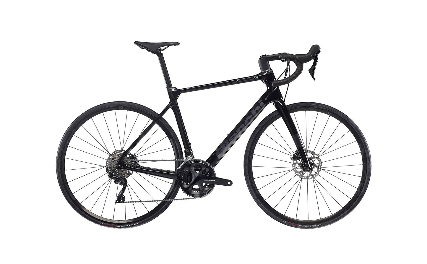 Bianchi - Vélo INFINITO XE DISC - Sram Rival AXS - 12 vitesses  -  Black Gloss 53 - 210000005213