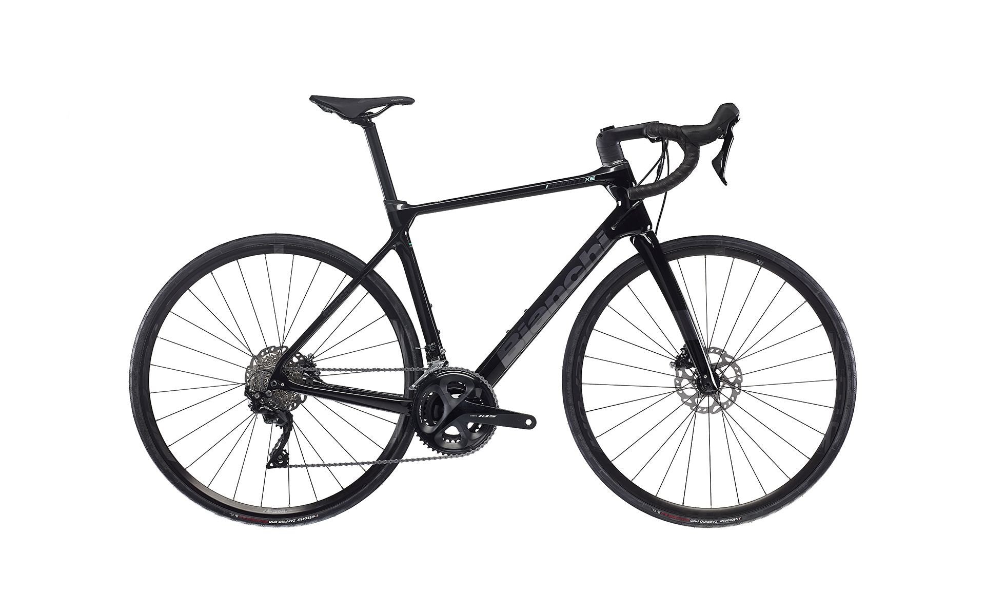 Bianchi - Vélo INFINITO XE DISC - Sram Rival AXS - 12 vitesses  -  Black Gloss 53 - 210000005213